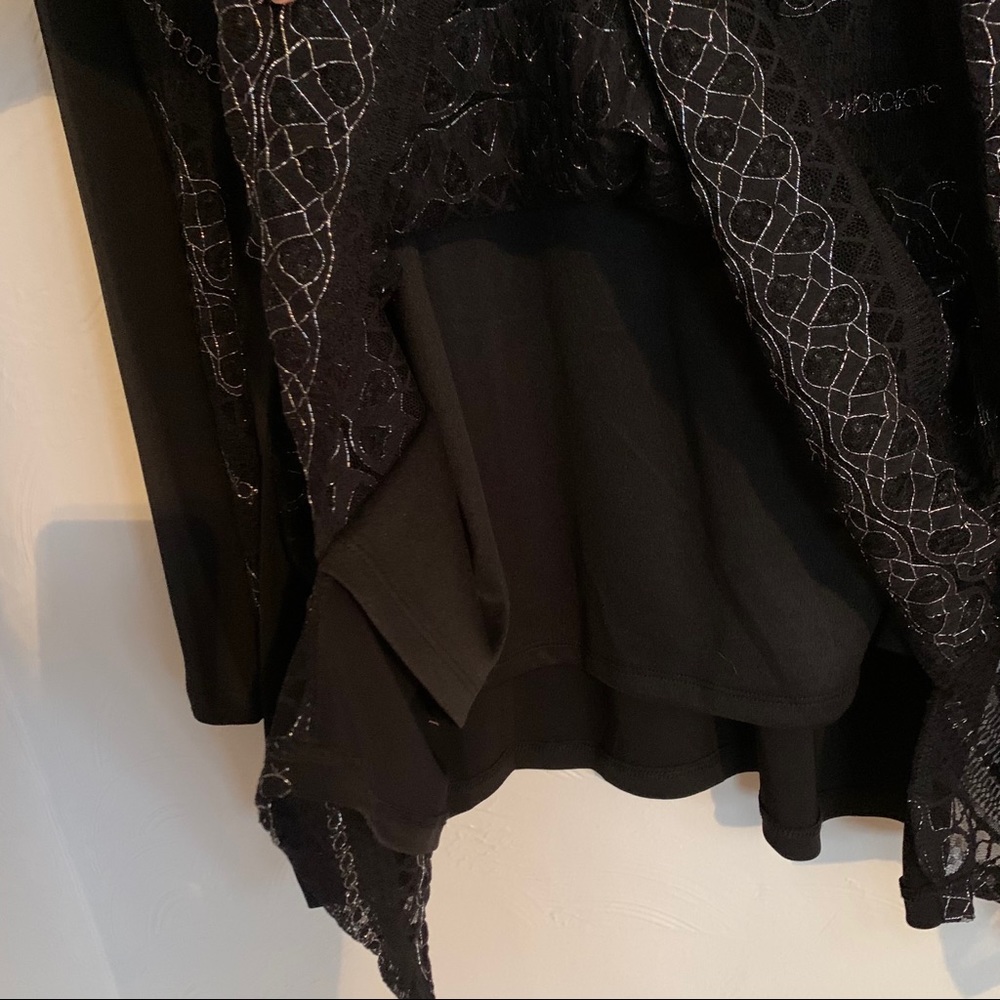 Gorgeous Black/Silver One Piece Cardigan “Set” - Picture 6 of 7
